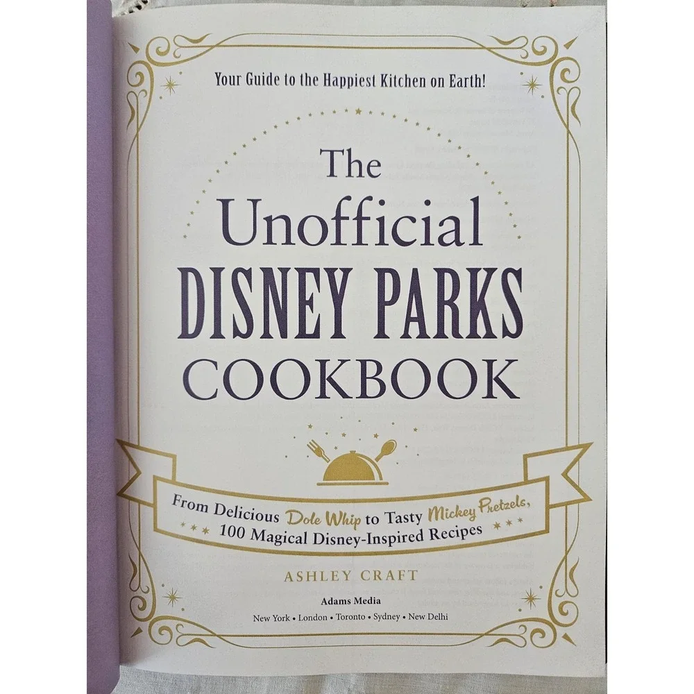 The Unofficial Disney Parks Cookbook by‎ Ashley Craft (2020, Hardcover)